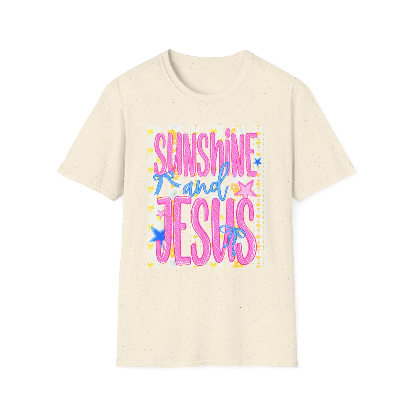 Sunshine and Jesus T-Shirt — Bright Christian Faith Tee