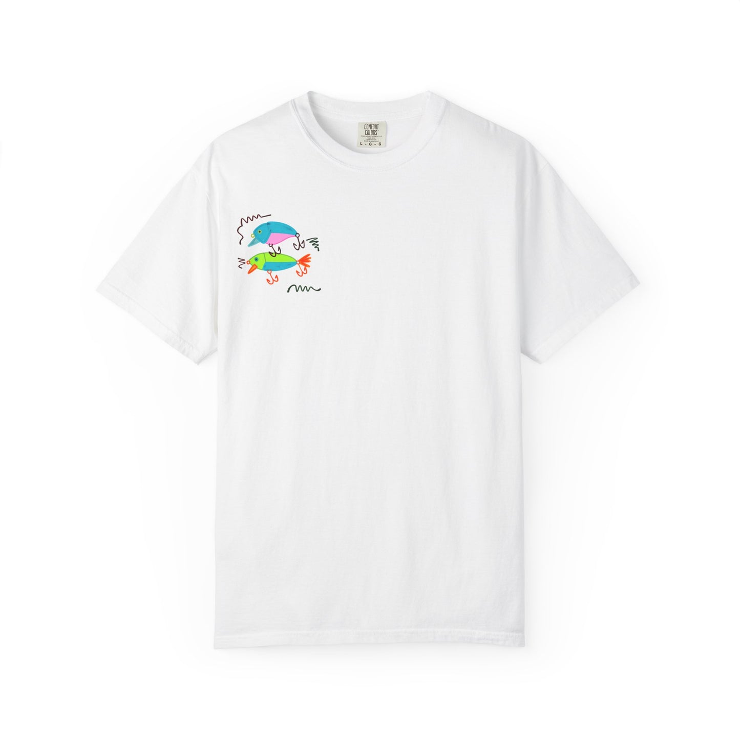 Goin' Fishin' In The Dark T-Shirt — Colorful Fishing Quote Tee