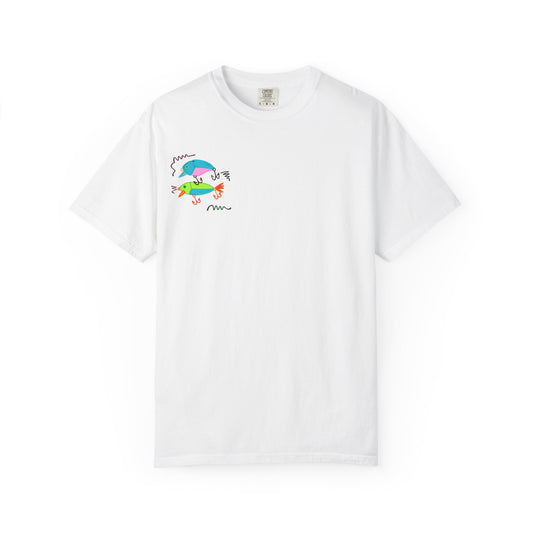 Goin' Fishin' In The Dark T-Shirt — Colorful Fishing Quote Tee
