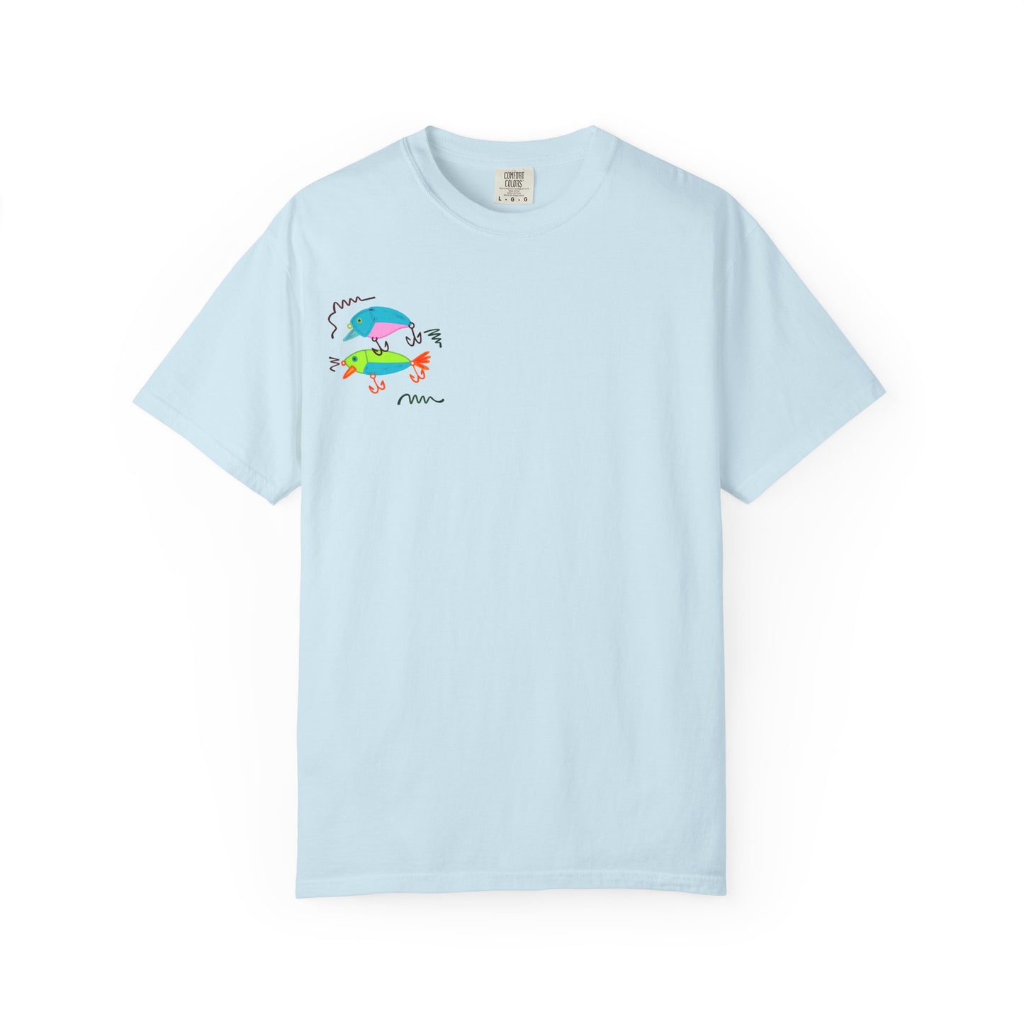 Goin' Fishin' In The Dark T-Shirt — Colorful Fishing Quote Tee