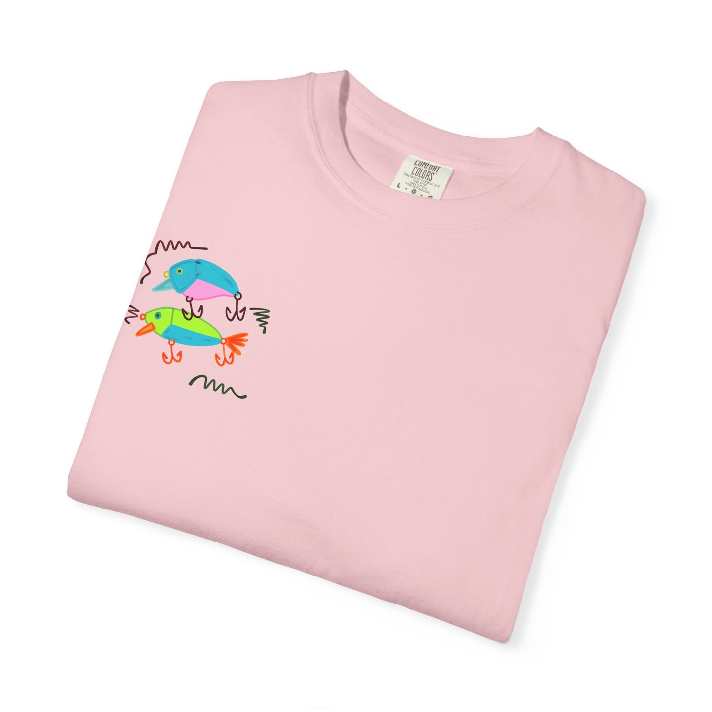 Goin' Fishin' In The Dark T-Shirt — Colorful Fishing Quote Tee
