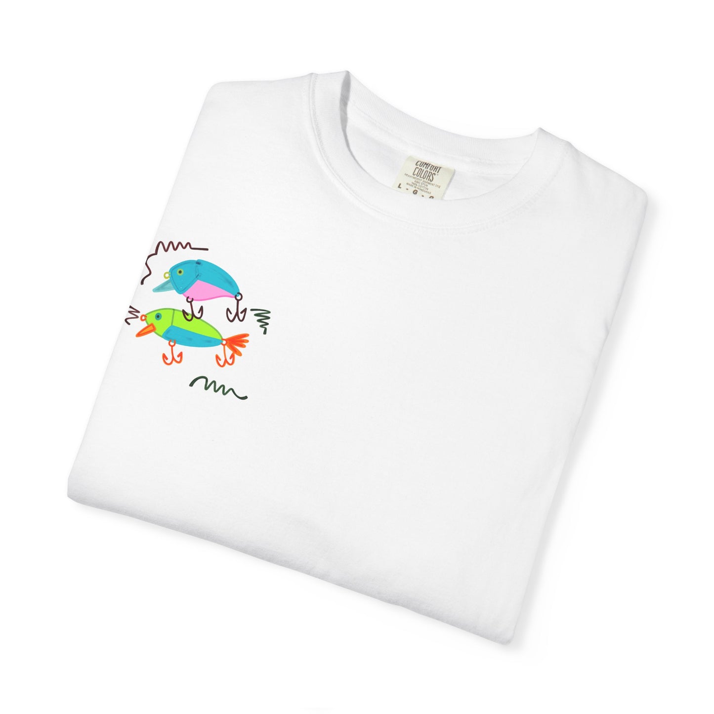 Goin' Fishin' In The Dark T-Shirt — Colorful Fishing Quote Tee