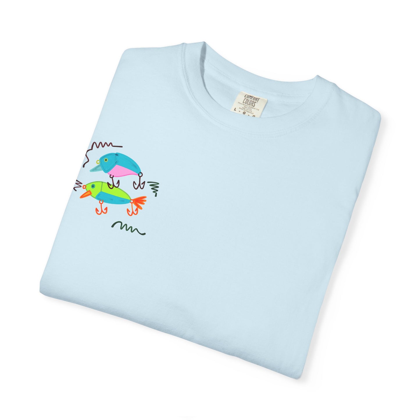 Goin' Fishin' In The Dark T-Shirt — Colorful Fishing Quote Tee
