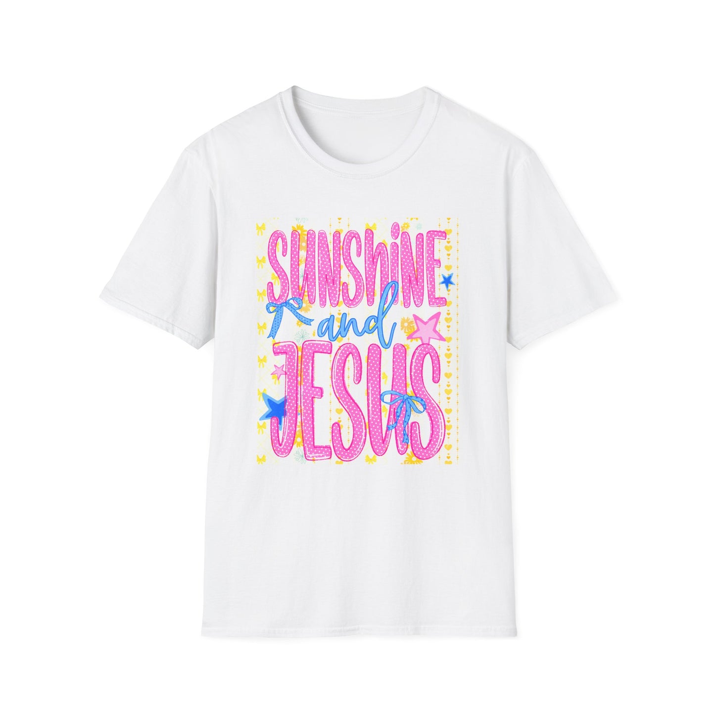 Sunshine and Jesus T-Shirt — Bright Christian Faith Tee