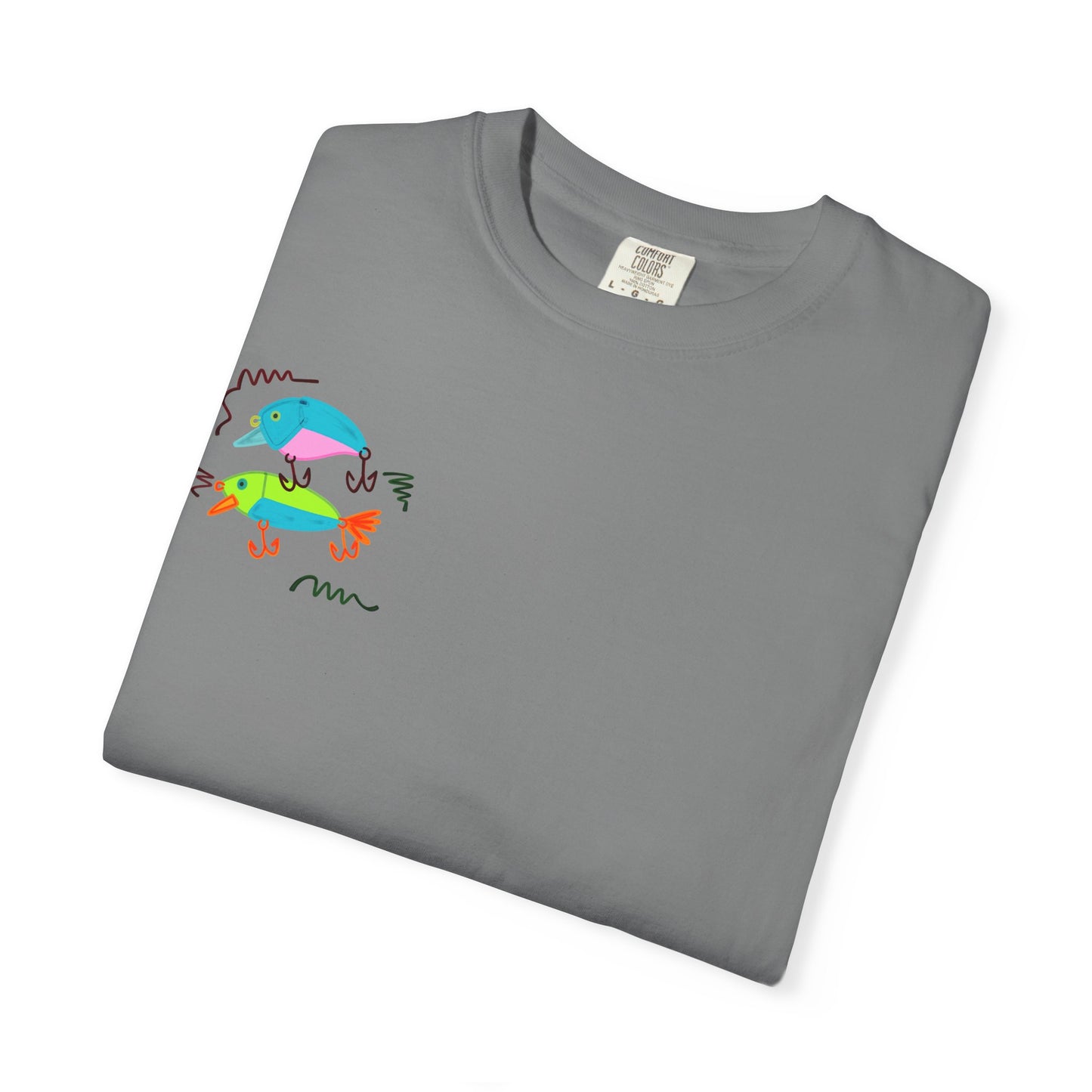Goin' Fishin' In The Dark T-Shirt — Colorful Fishing Quote Tee