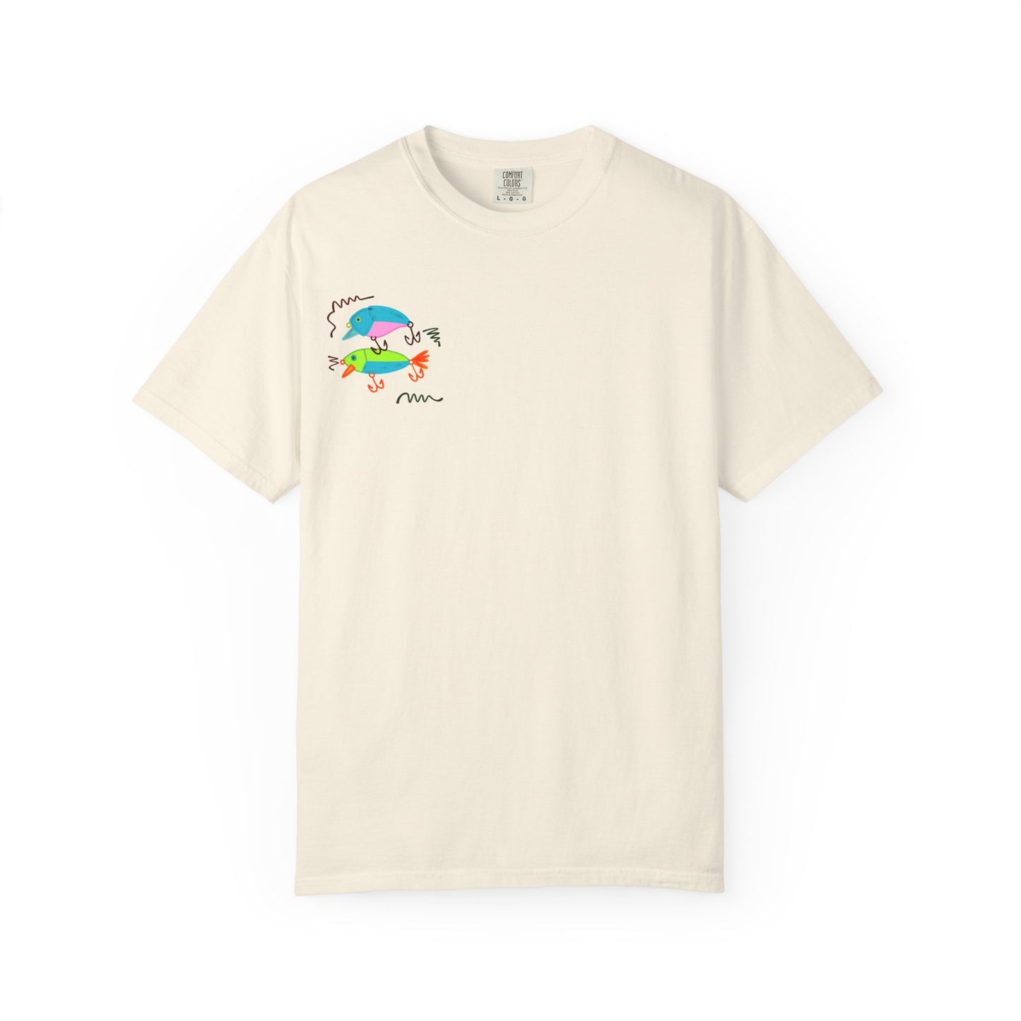 Goin' Fishin' In The Dark T-Shirt — Colorful Fishing Quote Tee