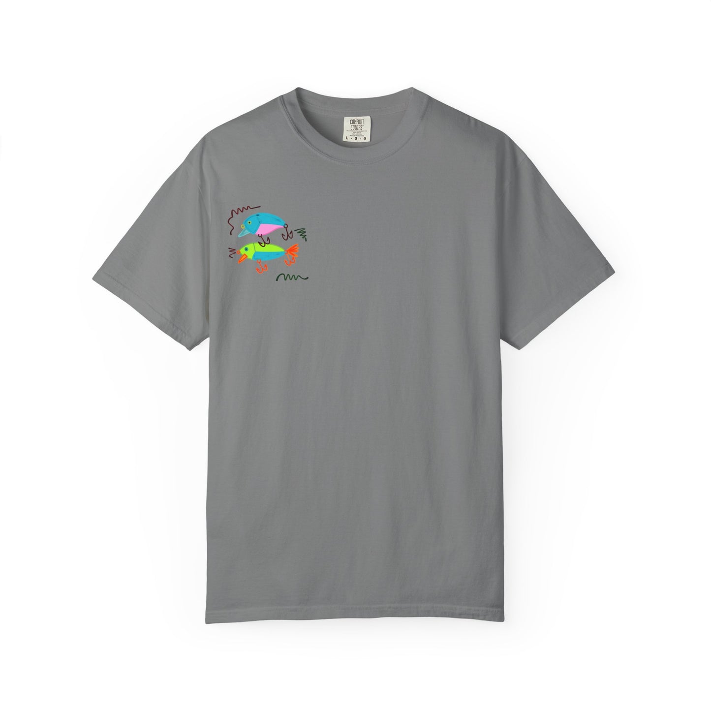 Goin' Fishin' In The Dark T-Shirt — Colorful Fishing Quote Tee