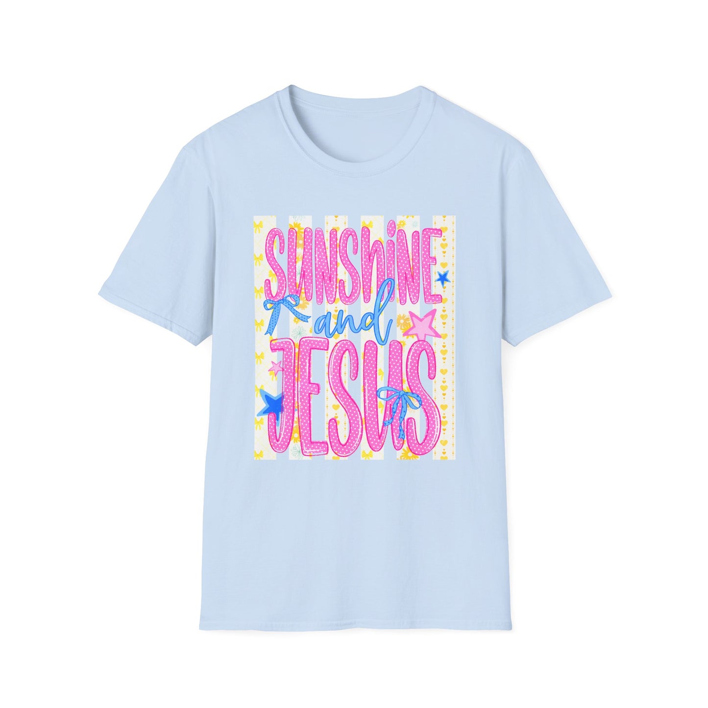 Sunshine and Jesus T-Shirt — Bright Christian Faith Tee
