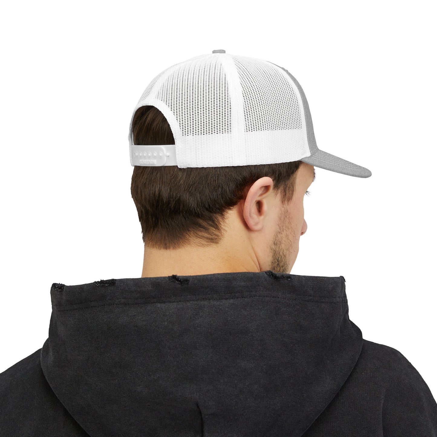 Boats & Hoes Embroidered Trucker Cap — Retro Beach Party Snapback