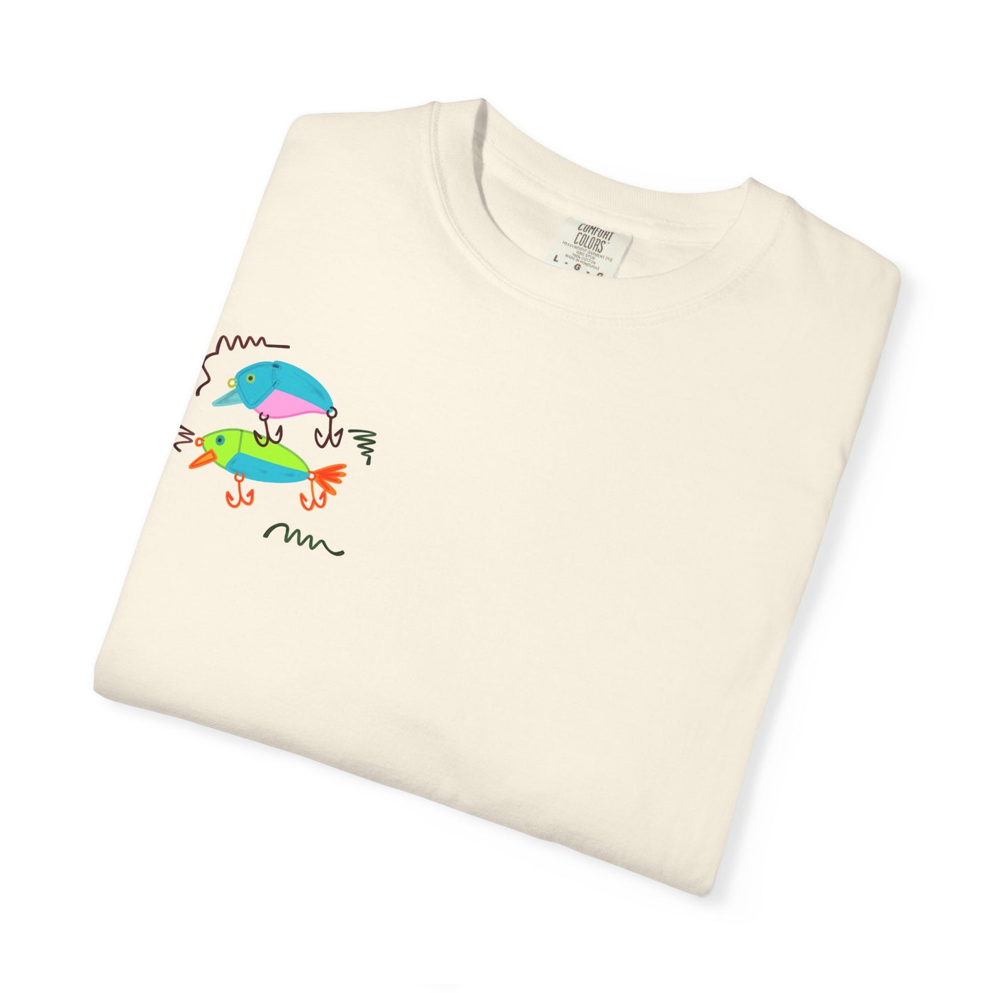 Goin' Fishin' In The Dark T-Shirt — Colorful Fishing Quote Tee